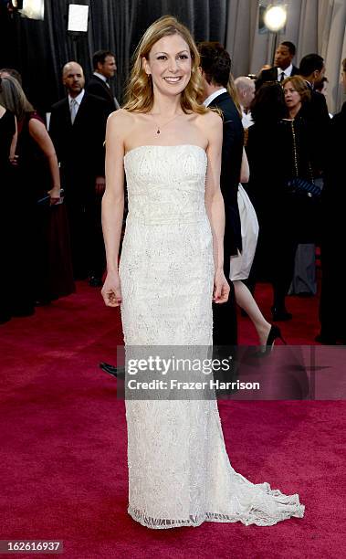 Writer Lucy Alibar arrives at the Oscars at Hollywood & Highland Center on February 24, 2013 in Hollywood, California.