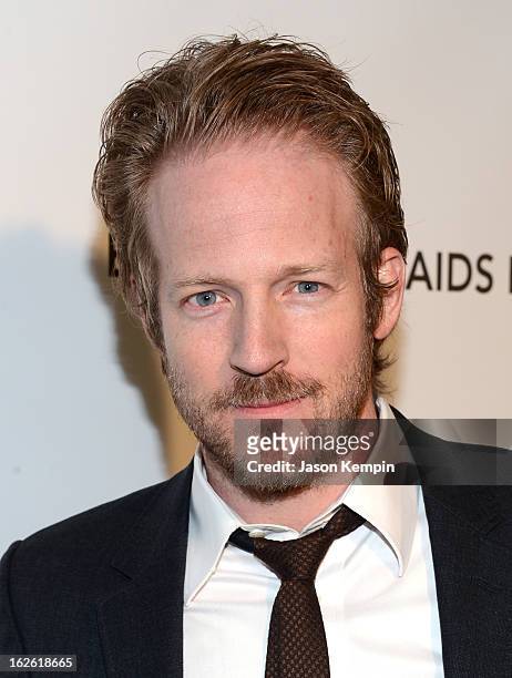 Actor David Sullivan attends the 21st Annual Elton John AIDS Foundation Academy Awards Viewing Party at West Hollywood Park on February 24, 2013 in...