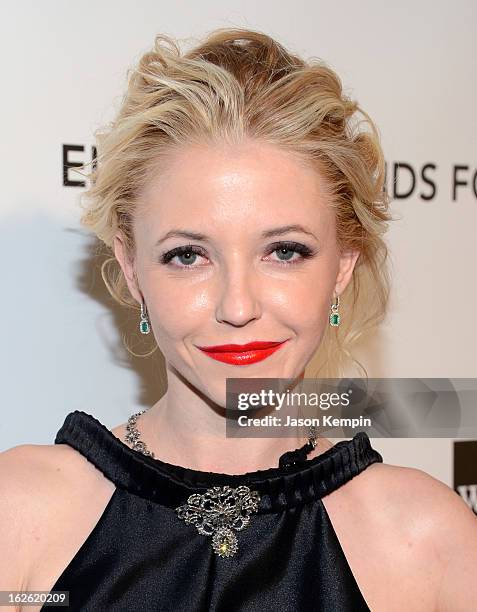 Actress Madison Walls attends the 21st Annual Elton John AIDS Foundation Academy Awards Viewing Party at West Hollywood Park on February 24, 2013 in...