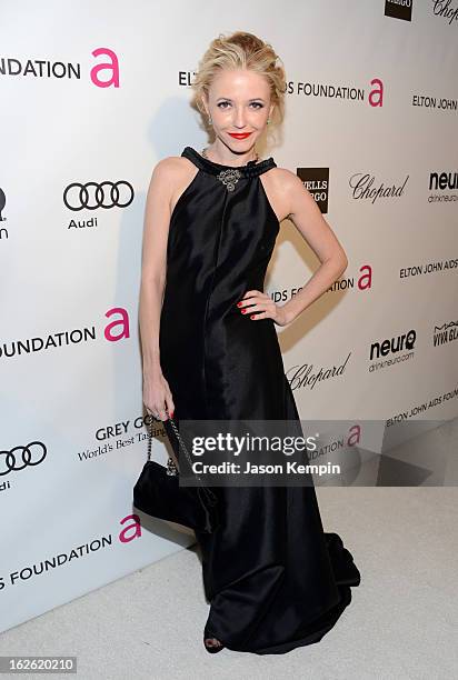 Actress Madison Walls attends the 21st Annual Elton John AIDS Foundation Academy Awards Viewing Party at West Hollywood Park on February 24, 2013 in...