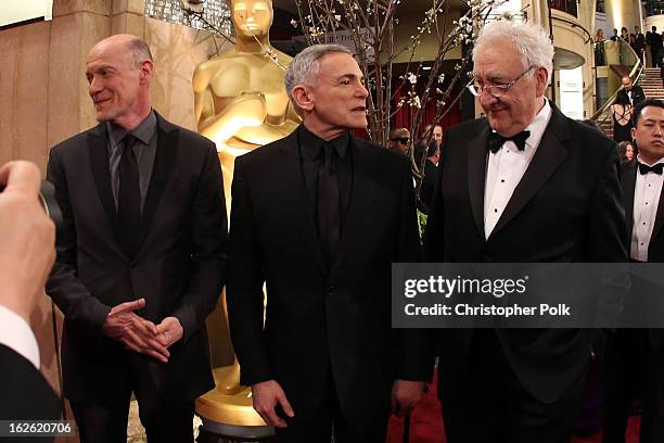 Oscar's Telecast Executive Producers Neil Meron, Craig Zadan, Oscar's Telecast Director Don Mischer arrive at the Oscars held at Hollywood & Highland...