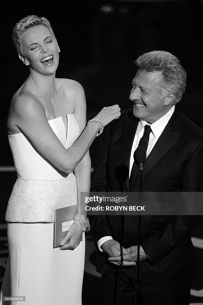 US-OSCARS-SHOW-BLACK-WHITE