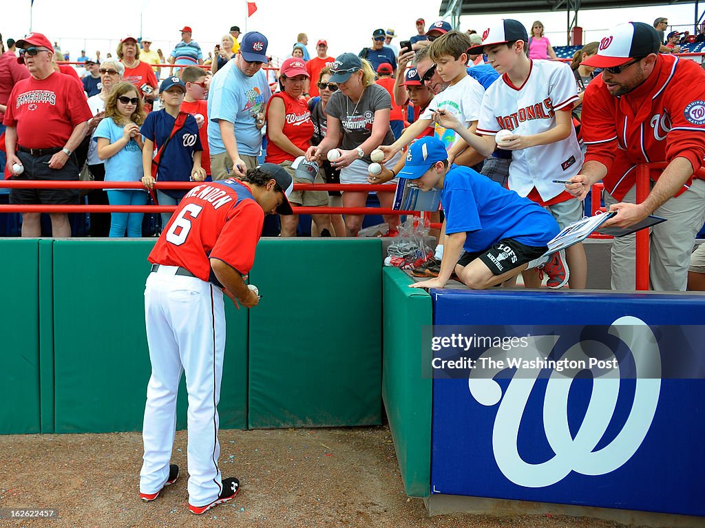 The Washington Nationals play the Florida Marlins