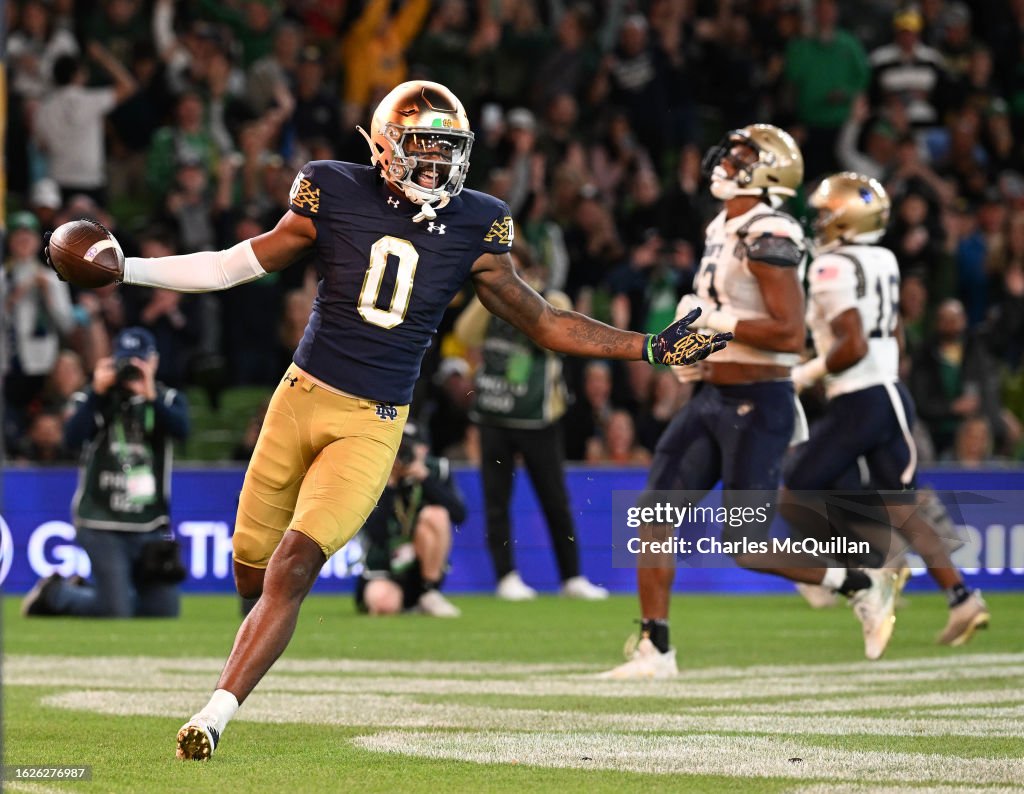 Aer Lingus College Football Classic - Notre Dame v Navy