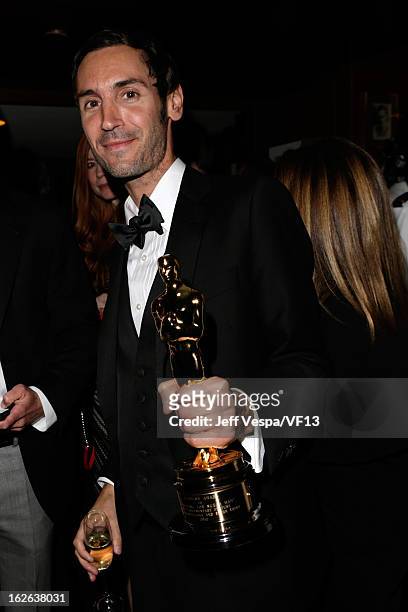 Malik Bendjelloul attends the 2013 Vanity Fair Oscar Party hosted by Graydon Carter at Sunset Tower on February 24, 2013 in West Hollywood,...