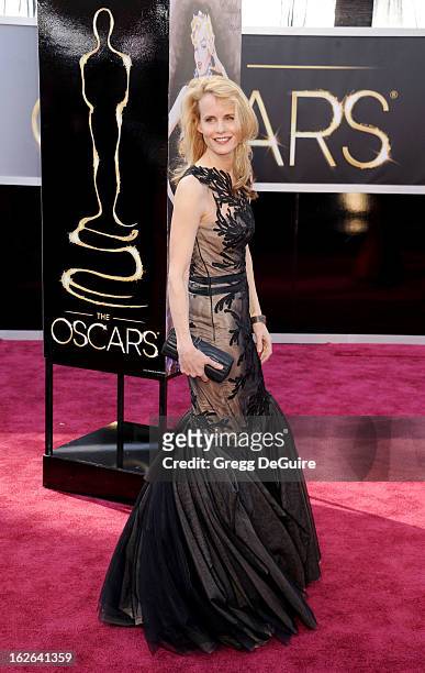 Actress Lori Singer arrives at the Oscars at Hollywood & Highland Center on February 24, 2013 in Hollywood, California.