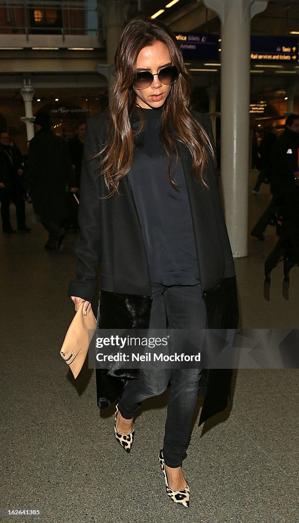 Victoria Beckham Sighting In London - February 25, 2013