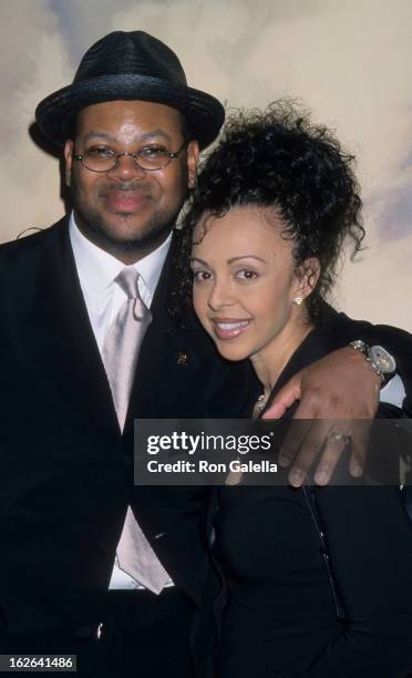 Producer Jimmy Jam and wife Lisa Padilla attend NARAS Los Angeles Chapter Governors Awards on June 15, 2000 at the Beverly Hills Hotel in Beverly...