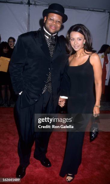 Producers Jimmy Jam and wife Lisa Padilla attend 29th Annual NAACP Image Awards on February 14, 1998 at the Pasadena Civic Auditorium in Pasadena,...