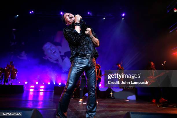 Carlos Vives performs at Radio City Music Hall on August 19, 2023 in New York City.