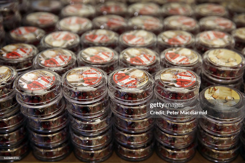 Mementoes And Trinkets Are Sold At Stalls And Shops Around The Vatican City