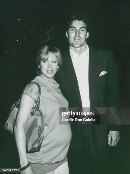 Actor Sam Jones and wife Lynn Eriks attends ABC Affiliates Party on May 9, 1983 at the Century Plaza Hotel in Century City, California.