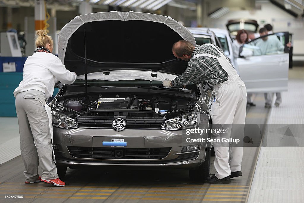 Volkswagen Golf VII Production At Wolfsburg Plant