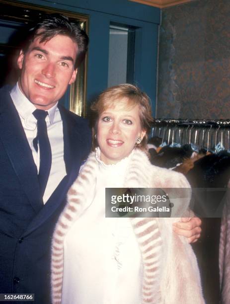 Actor Sam J. Jones and wife Lynn Eriks attend the Party for Zupnik-Curtis Enterprises on March 19, 1983 at Jimmy's Restaurant in Beverly Hills,...