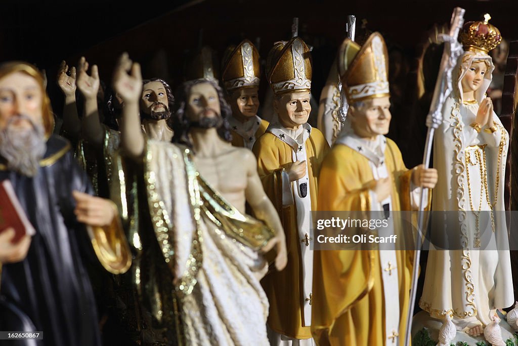 Mementoes And Trinkets Are Sold At Stalls And Shops Around The Vatican City