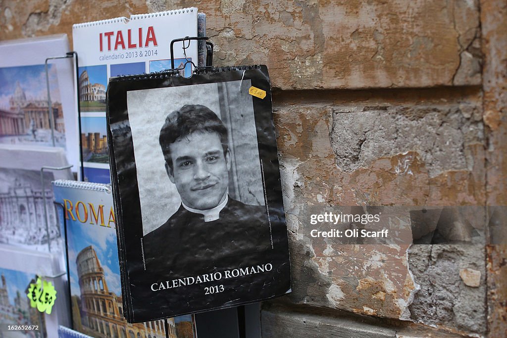 Mementoes And Trinkets Are Sold At Stalls And Shops Around The Vatican City