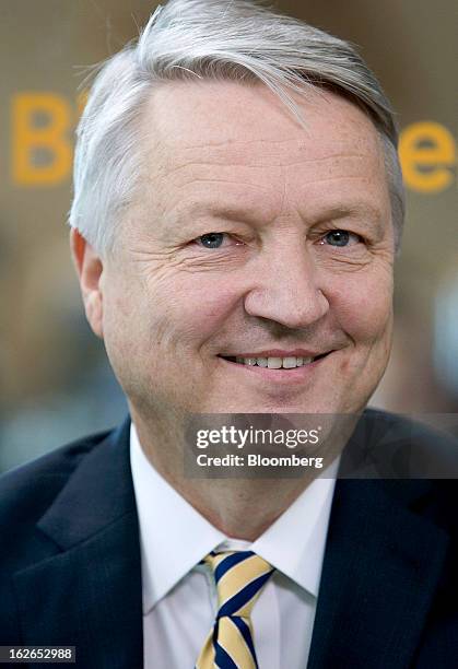 Jamie Sokalsky, chief executive officer of Barrick Gold Corp., sits for a photograph during a Bloomberg Television interview at the BMO Capital...