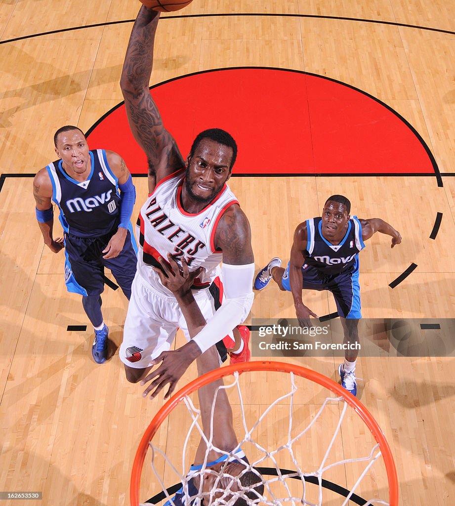 Dallas Mavericks v Portland Trail Blazers