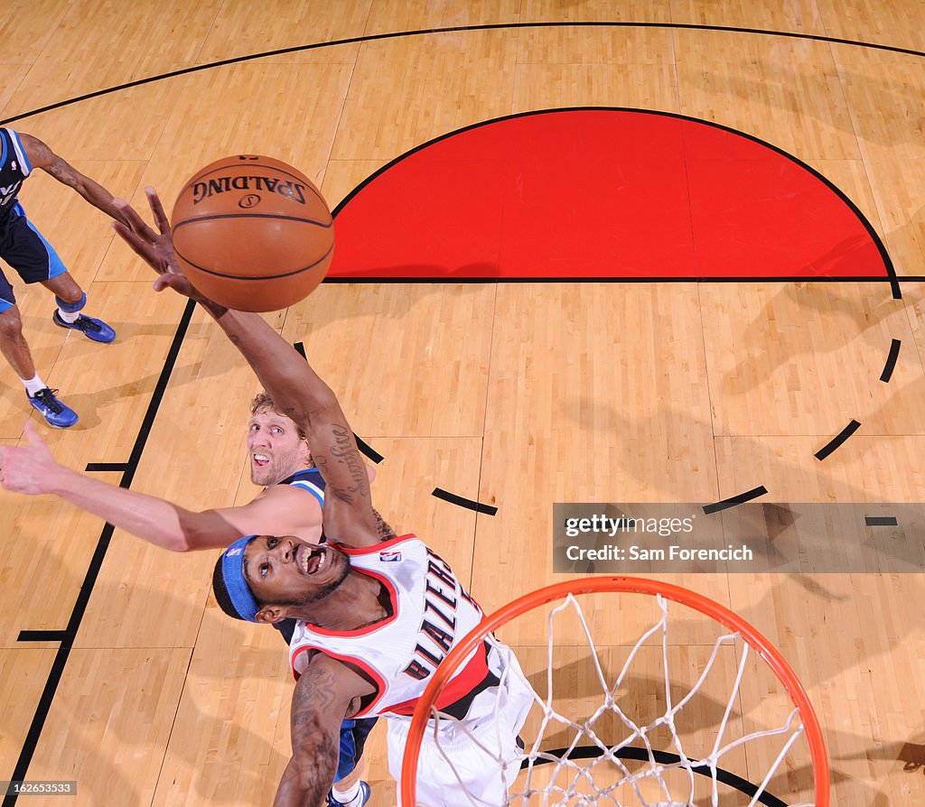 Dallas Mavericks v Portland Trail Blazers