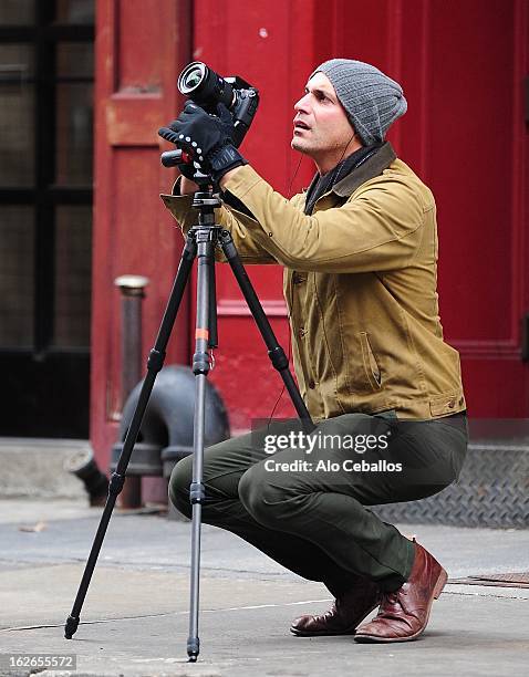 Nigel Barker is seen in Soho on February 25, 2013 in New York City.