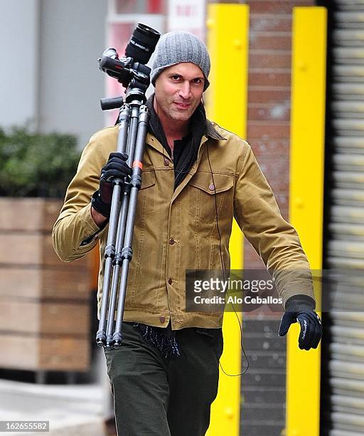Nigel Barker is seen in Soho on February 25, 2013 in New York City.