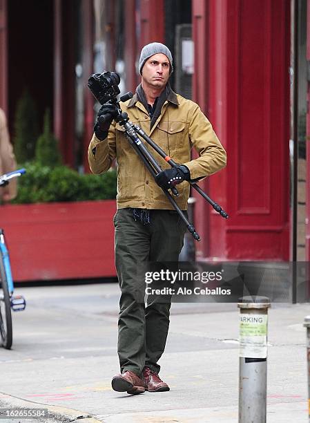 Nigel Barker is seen in Soho on February 25, 2013 in New York City.