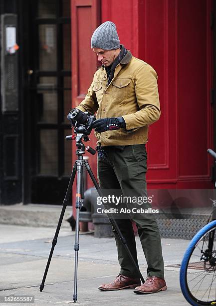 Nigel Barker is seen in Soho on February 25, 2013 in New York City.