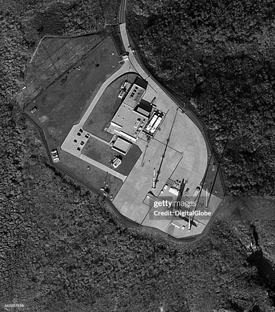 Satellite Image of the Naro Space Center, Oenaro Island, South Korea