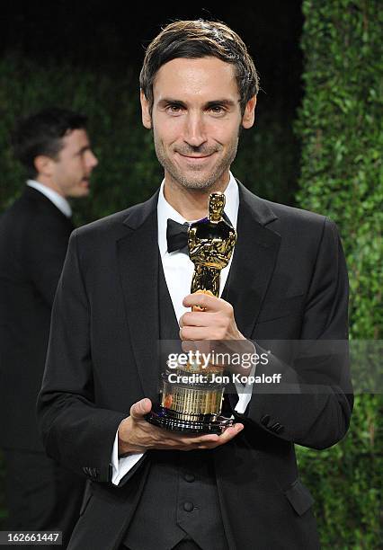 Malik Bendjelloul attends the 2013 Vanity Fair Oscar party at Sunset Tower on February 24, 2013 in West Hollywood, California.