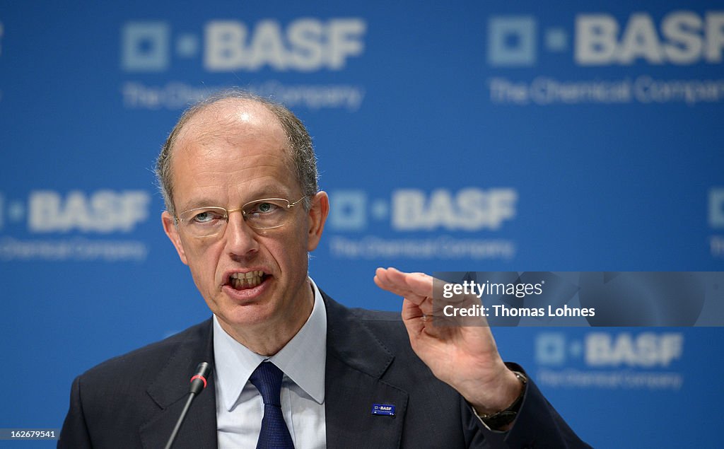 BASF Announces Financial Results For 2012