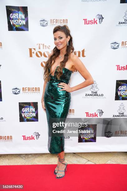 Amy Green attends Amy and Gary Green's the Footprint of Life Gala at Private Residence on August 24, 2023 in Bridgehampton, NY.