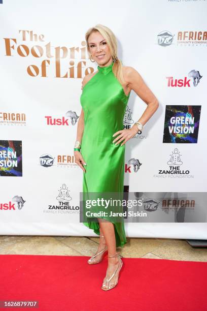 Ramona Singer attends Amy and Gary Green's the Footprint of Life Gala at Private Residence on August 24, 2023 in Bridgehampton, NY.