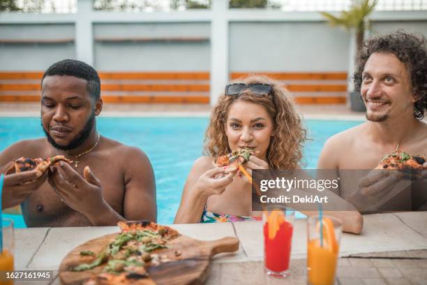 Eating In The Pool 68 Pizza Pool Party Stock Photos, High-Res Pictures, and Images - Getty ...