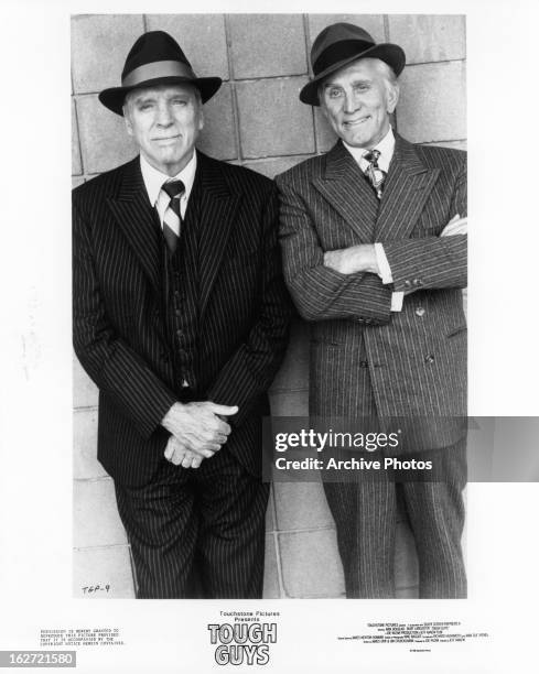 Burt Lancaster and Kirk Douglas in publicity portrait for the film 'Tough Guys', 1986.
