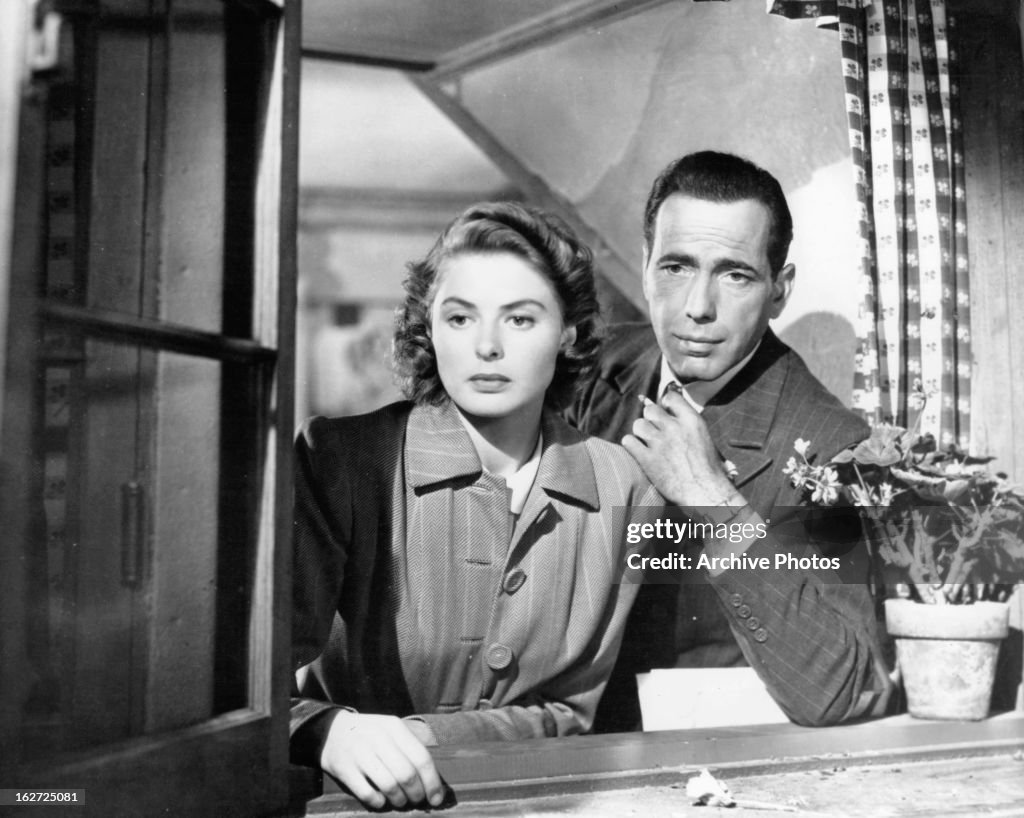 Ingrid Bergman And Humphrey Bogart In 'Casablanca'