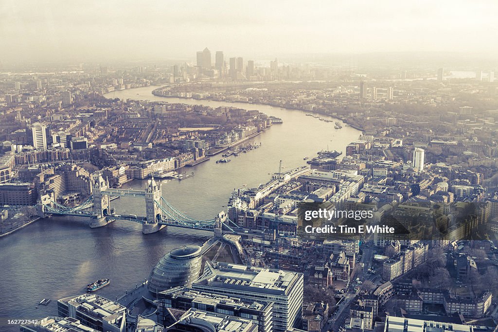 View from the Shard, London, UK