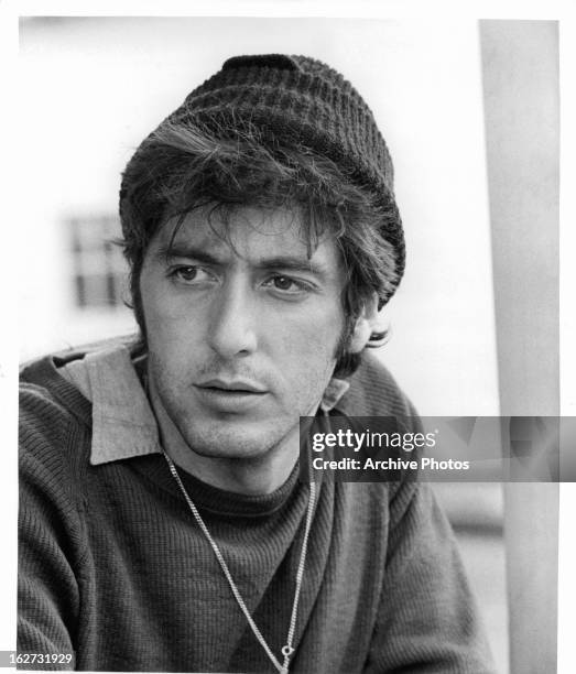 Al Pacino in a scene from the film 'Scarecrow', 1973.
