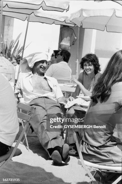 32Nd Cannes Film Festival 1979: Elia Kazan. Le 32ème Festival de Cannes se déroule du 10 au 24 mai 1979 : attitude souriante et décontractée d'Elia...