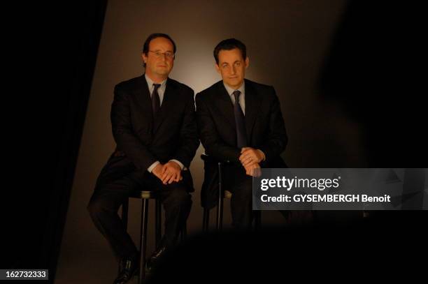 Meeting Francois Hollande - Nicolas Sarkozy. Pour la première fois, François HOLLANDE et Nicolas SARKOZY posent ensemble pour répondre aux questions...