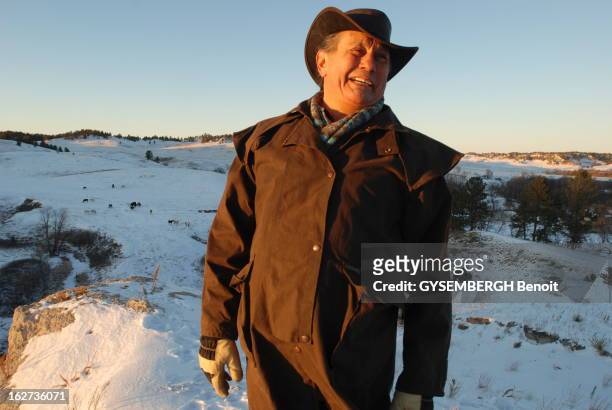 The Sioux Commemorate Wounded Knee Massacre. Dakota du Sud, Etats-Unis, 30 décembre 2007 - Les indiens Sioux ont commémoré la veille l'anniversaire...