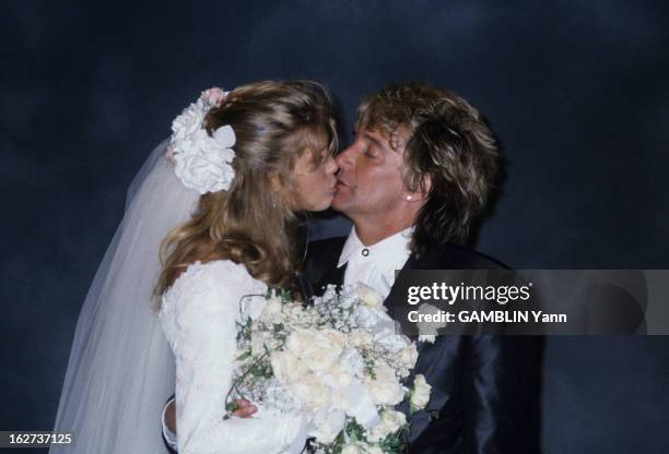 24 Rod Stewart Rachel Hunter Wedding Stock Photos, High-Res Pictures