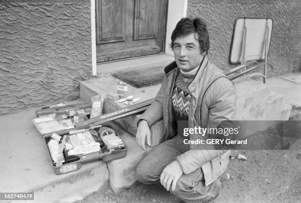 Rendezvous With Cross-Country Skier Jean-Paul Pierrat. En mars 1978, à la montagne, en Haute-Savoie, le champion de France de ski de fond, Jean-Paul...
