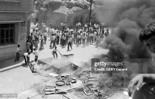 Crisis Of 1958. Au Liban, en mai 1958, Insurrection dans la ville de Tripoli qui oppose les partisans et adversaires de l'adhésion du Liban à la...