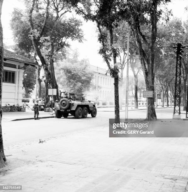 Failed Coup In Saigon Against President Ngo Dinh Diem. Saigon- 17 novembre 1960- Lors du coup d'état manqué contre le président NGO DINH DIEM, dans...