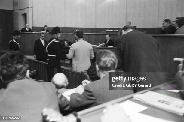 The Pierre Jaccoud Case. En Suisse, à Genève, janvier 1960. Procès de Maitre Pierre JACCOUD, grand avocat genevois accusé et condamné à 7 ans de...