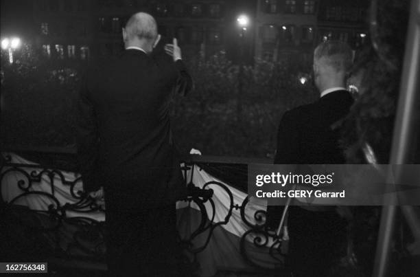 Official Travel Of General De Gaulle In Alsace. En novembre 1959, à l'occasion d'un voyage officiel dans l'est de la France, en Alsace, le président...