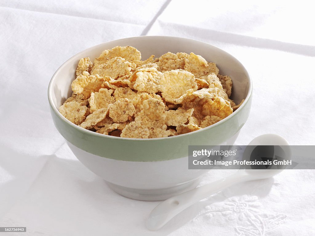 Bowl of cornflakes