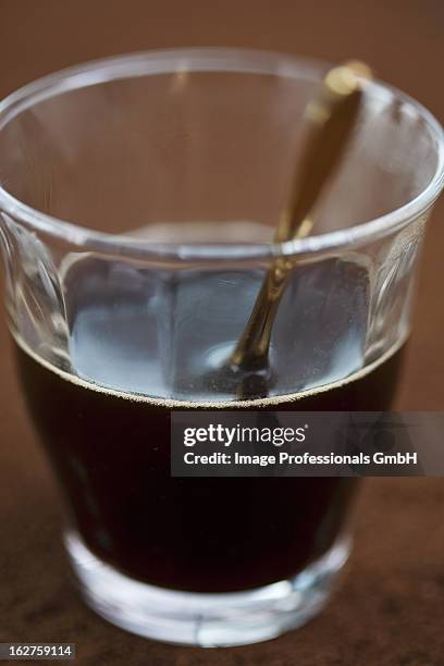 glass of coffee and rum - coffee drink stock pictures, royalty-free photos & images