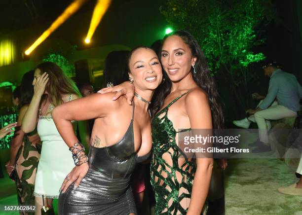 Draya Michele, Jasmin Larian Hekmat at the Cult Gaia founder Jasmin Larian Hekmat's 35th birthday party on August 26, 2023 in Beverly Hills,...