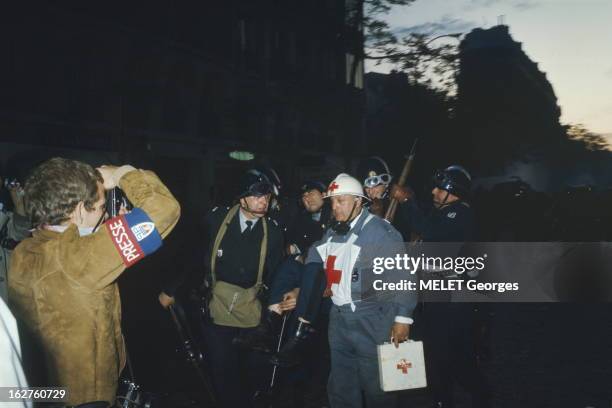 Events Of May 1968 In Paris: May 6Th. Le 6 mai 1968, journée du grand affrontement entre étudiants et forces de l'ordre. Près de 10 000 étudiants...